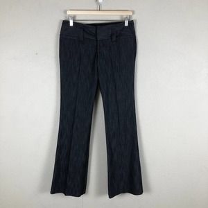 Forever 21 Pants Blue Denim Wide Leg High Rise Trouser Business Casual Size 5